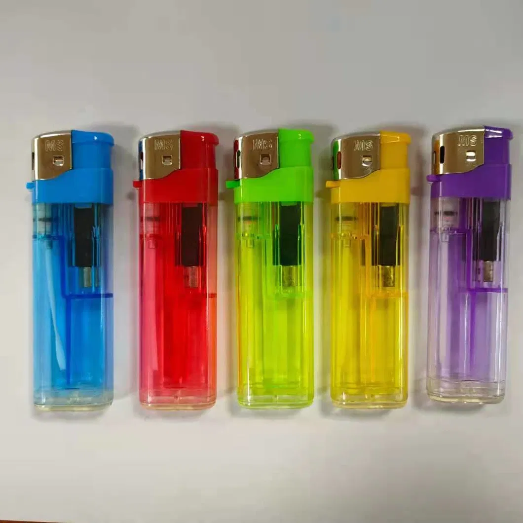 Disposable Electronic Cheap Plastic Butane Gas Lighter for Cigaretter