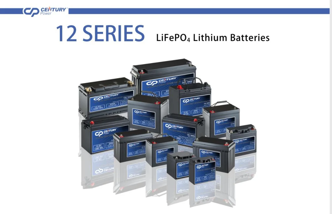 12.8V/24V/36V/48V 50ah/100ah/150ah/200ah LFP LiFePO4 Lithium Battery with Long Cycle Life