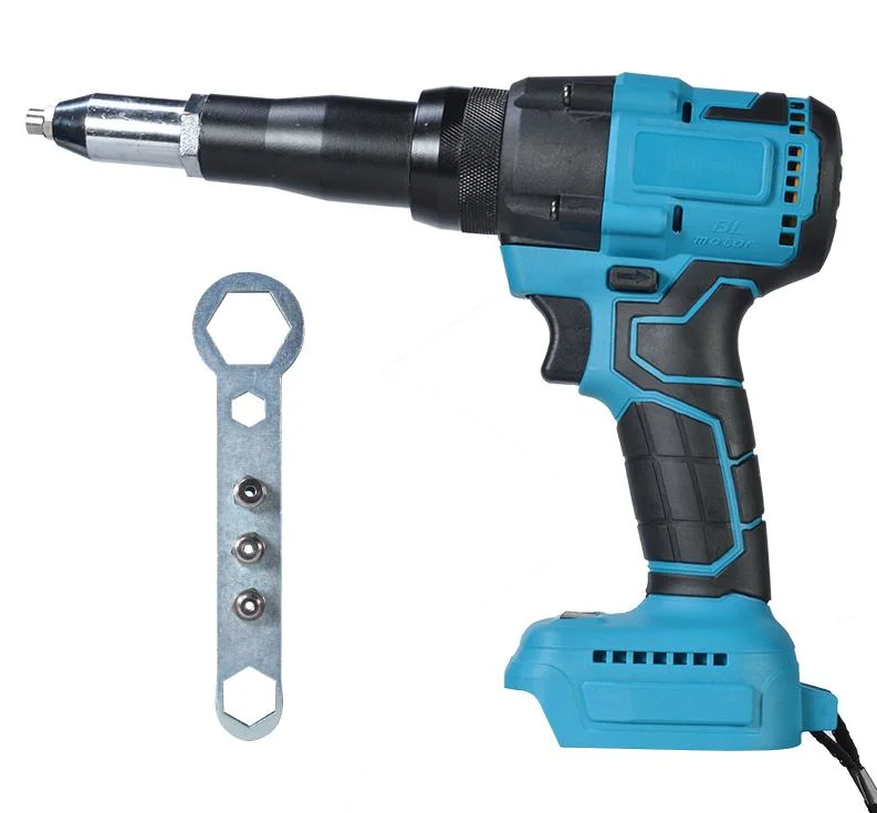 20V Electric Rivet Gun Riveting Tool Electrical Blind Riveter Power Tool with Plastic Package