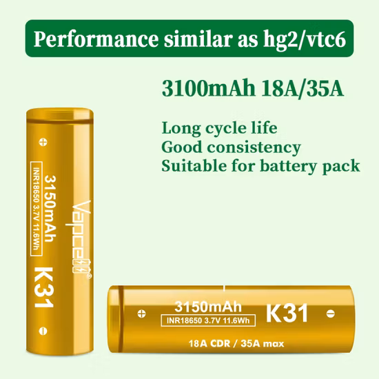 Rechargeable Cylindrical Lithium 6000mAh 18650 Cells Li Ion 3.7V 18650 Li