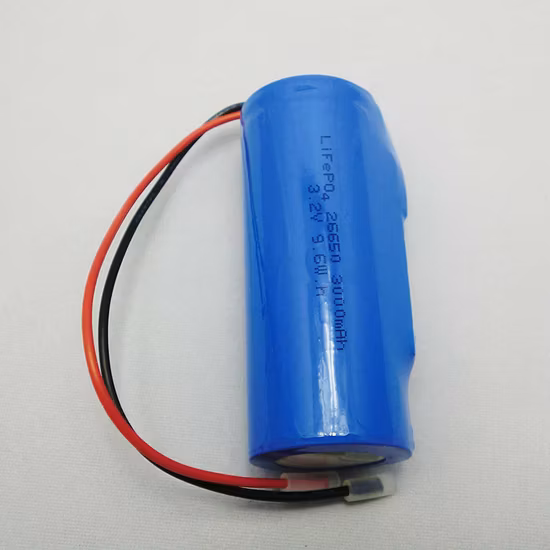 26650 3.2V 3000mAh Cylindrical Lithium Iron Phosphate Battery