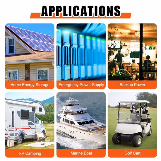 Zetara Super Power Bank LiFePO4 12V 24V 36V 48V 100ah 200ah Lithium Ion Rechargeable Solar Battery Pack